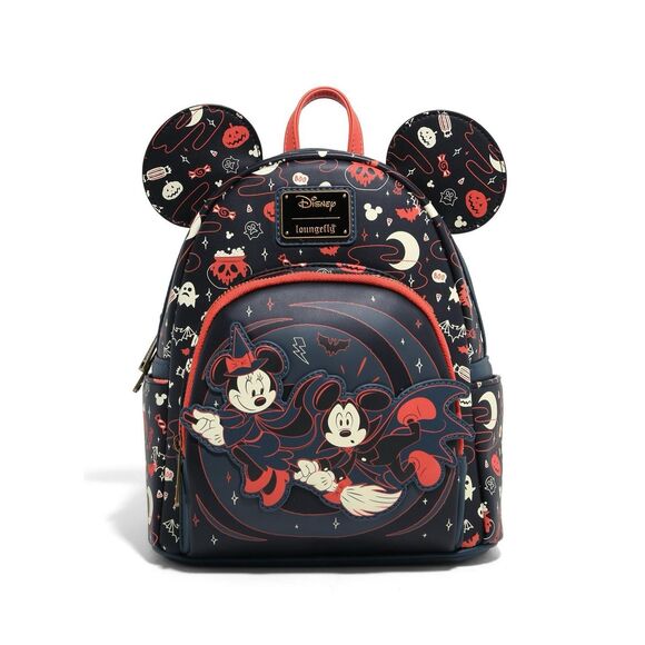Loungefly Disney Mickey & Minnie Halloween Ears Glow-in-the-Dark Mini Backpack main image 4